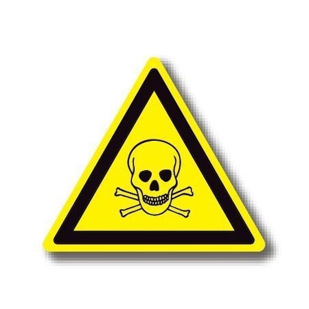 Ergomat 24in TRIANGLE SIGNS - Skull & Crossbones DSV-SIGN 576 #1240 -UEN